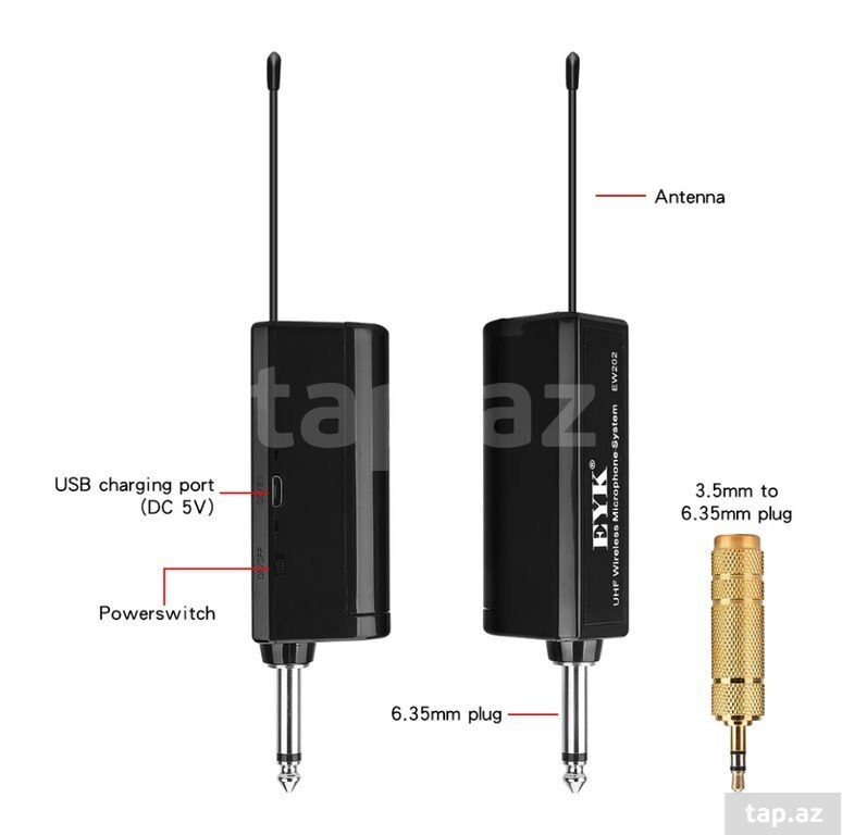 Wireless mikrofon "Karaoke, Konfrans" (5)