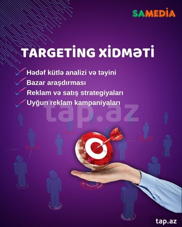 SMM və targeting(reklam) xidməti: — Bakı, Azərbaycan | 45632584 — Tap.Az
