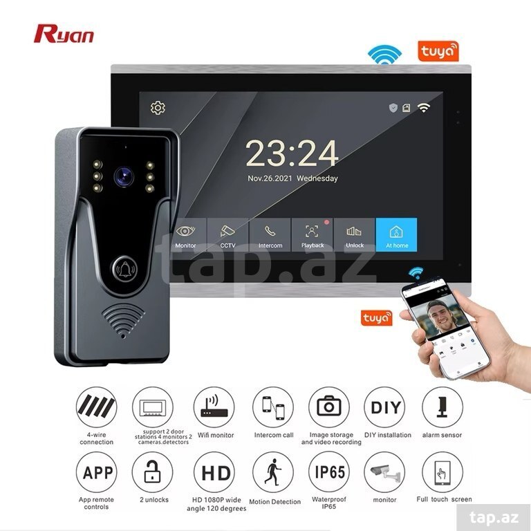 Domofon "Ryan Tuya 10.1"