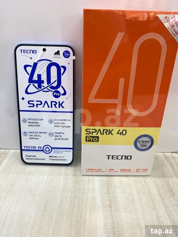 Tecno Spark 40 Pro Tundra Green 256GB/8GB