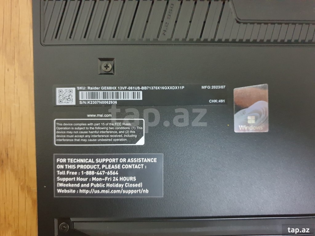 MSI Raider GE68HX 13VF-061US (12)