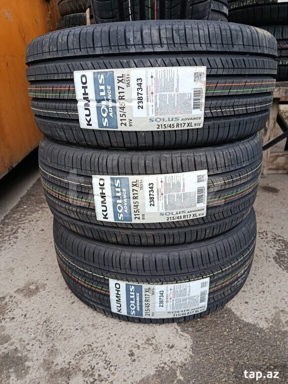 "Kumho" şinləri 215.45 R17