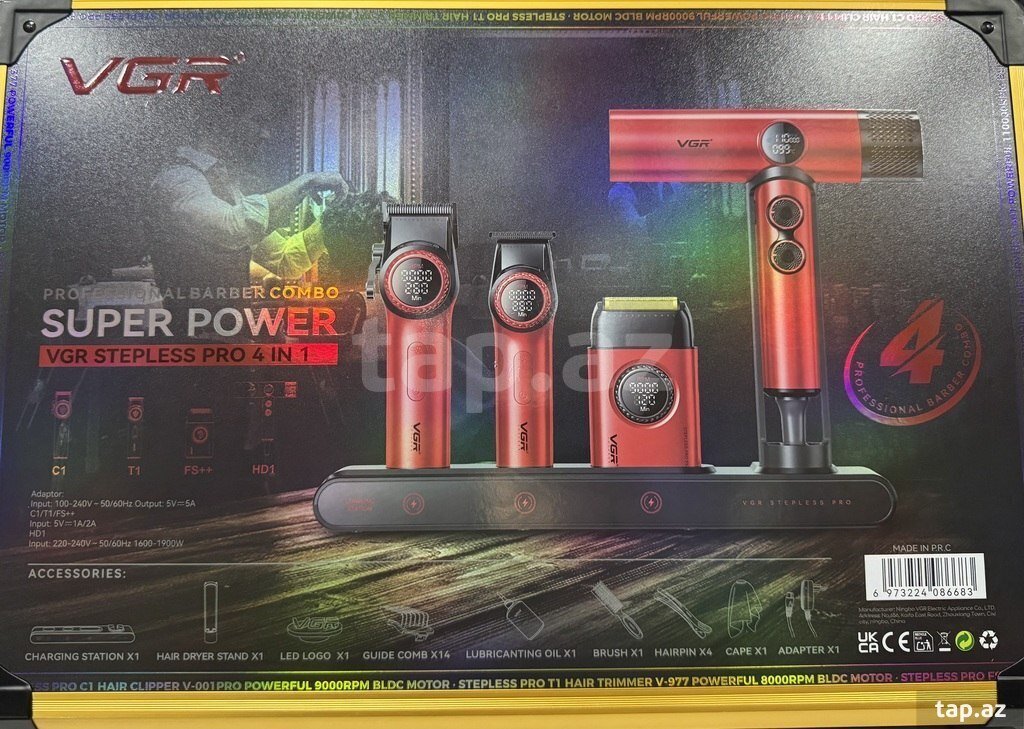 Təraş aparatı "VGR Stepless Pro" (2)