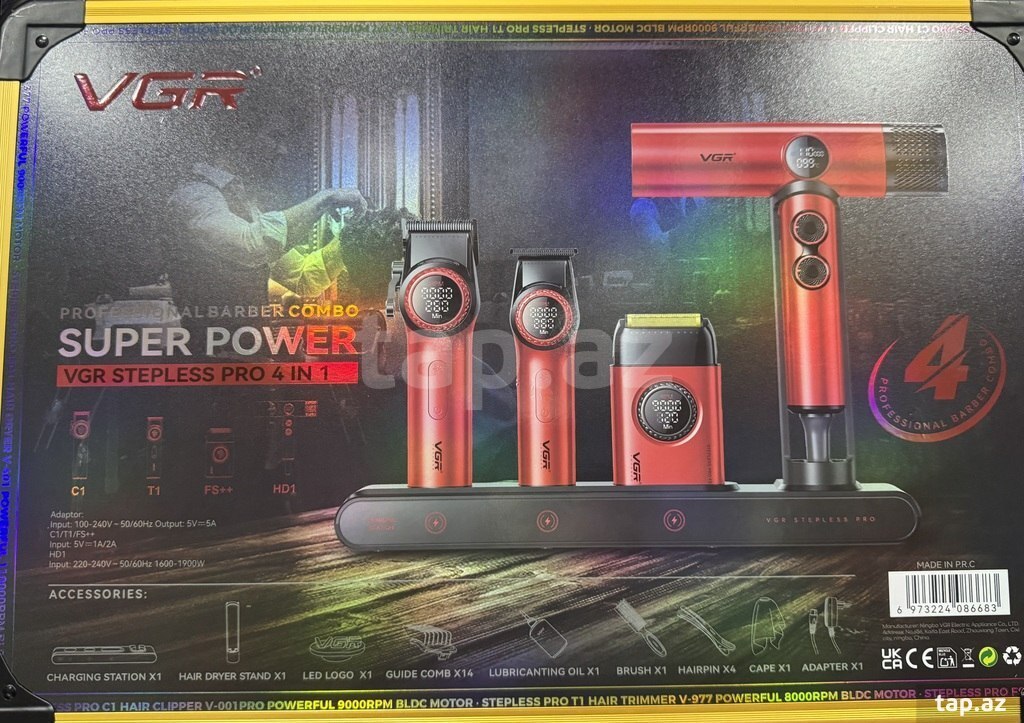 Təraş aparatı "VGR Stepless Pro" (4)