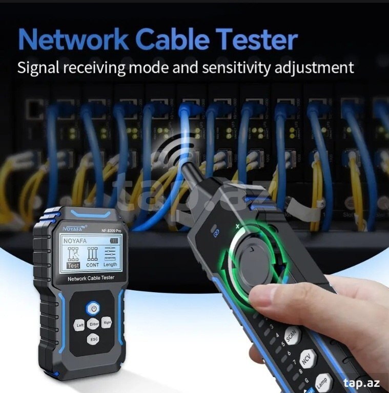 Şəbəkə kabel testeri "NOYAFA NF-8209 PRO" (6)