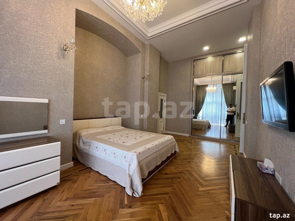 4-otaqlı mənzil kirayə verilir, Səbail r., 200 m²