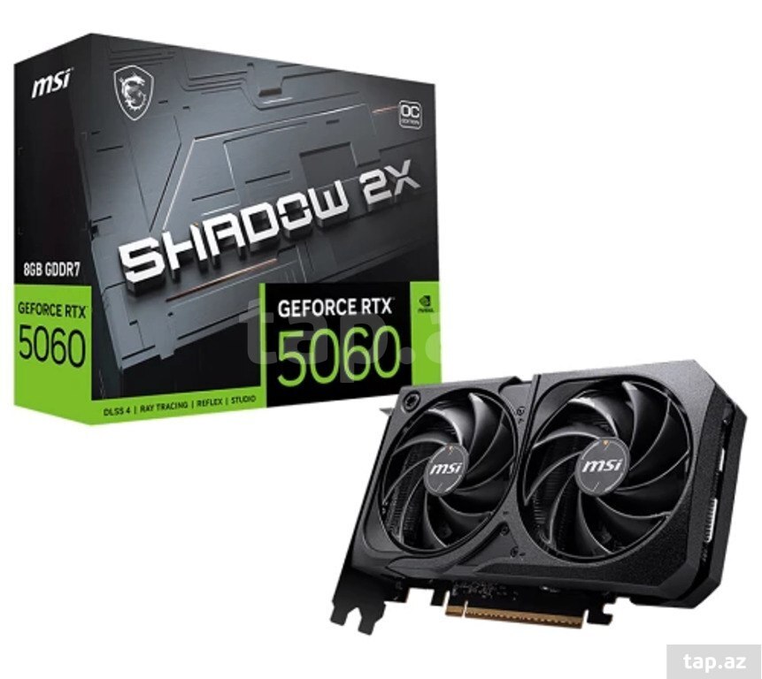Video kart "MSI GeForce RTX 5060 Shadow 2X OC 8 GB"
