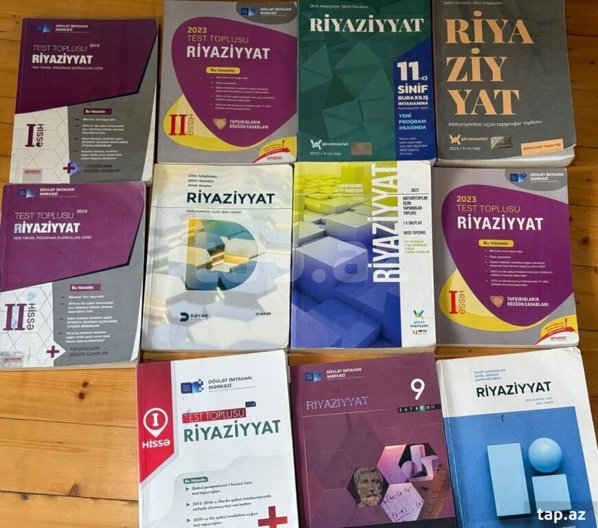 "Riyaziyyat" qayda və test topluları