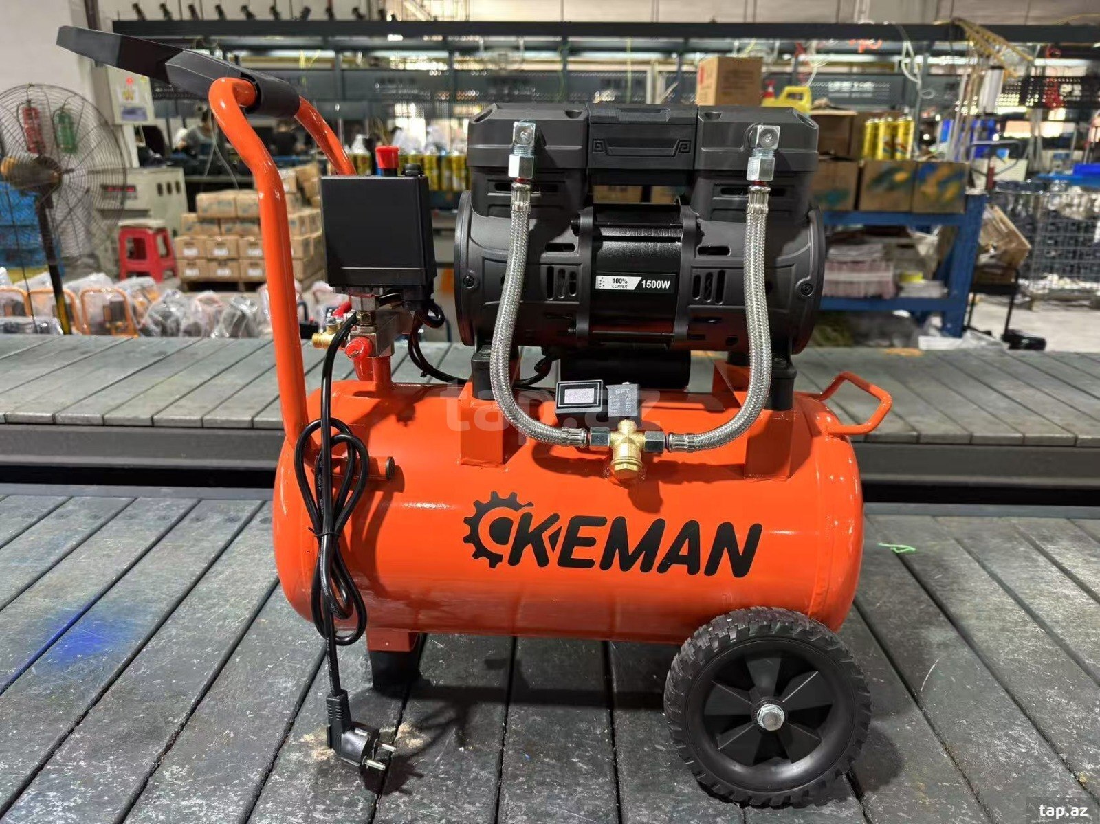 Yağsız hava kompressoru "Keman 24L" (2)