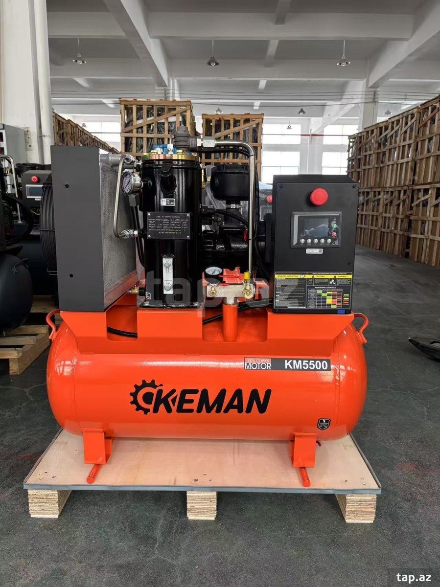 Vidalı hava kompressoru "Keman 120L (Vintli)" (2)
