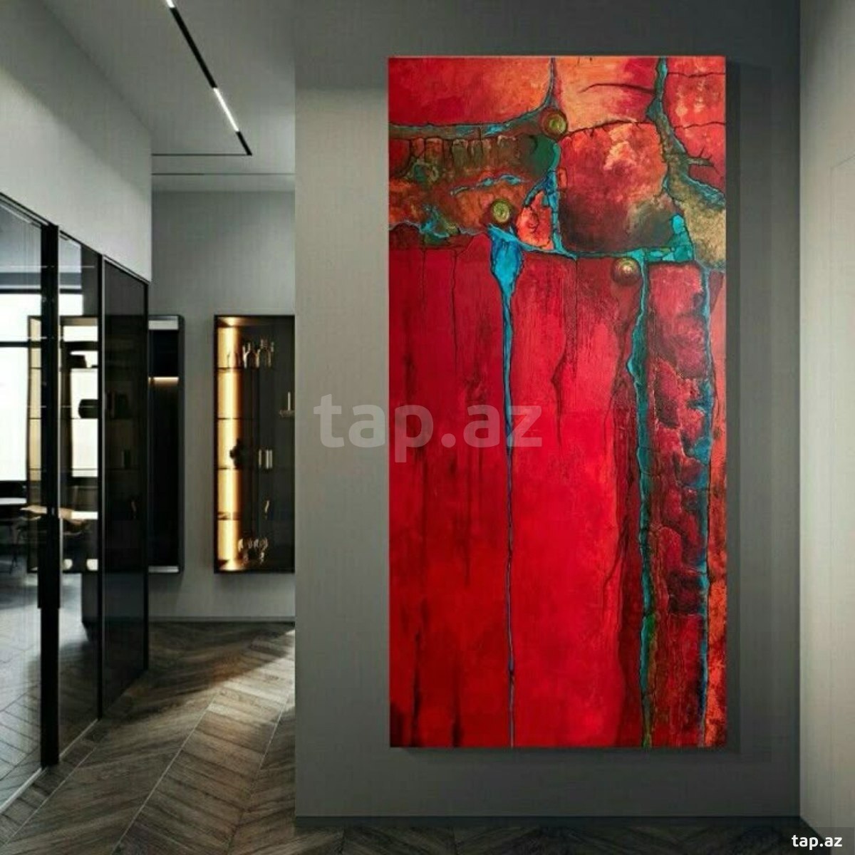 Şüşə və kətan tablo (6)