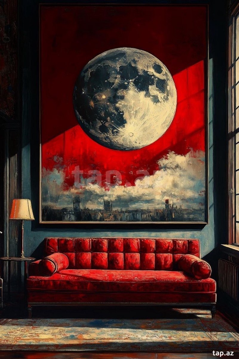 Şüşə və kətan tablo (4)