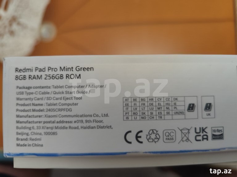 Planşet Xiaomi Pad Pro 8/256GB (3)
