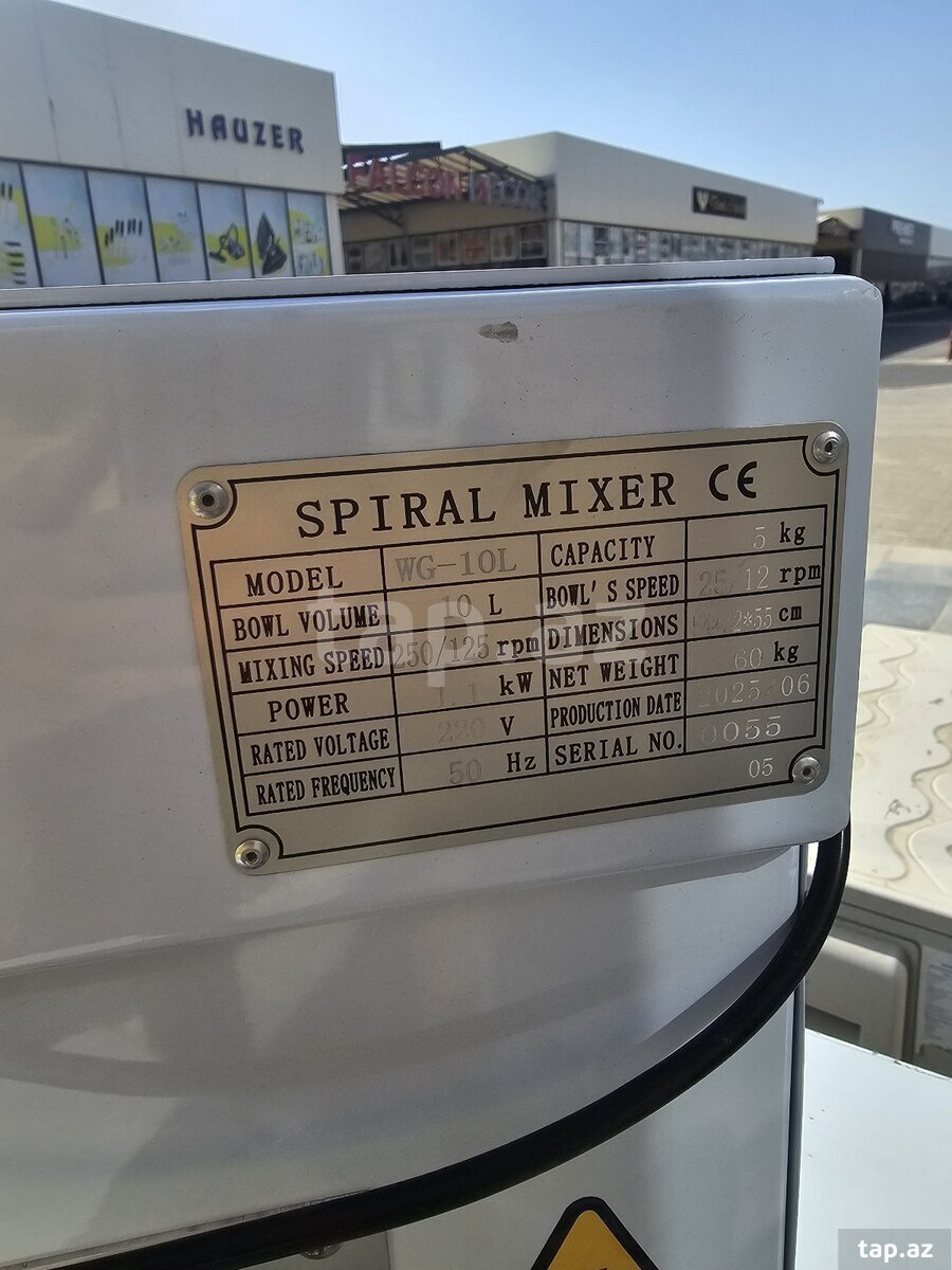 Xəmir yoğuran spiral mikser (6)