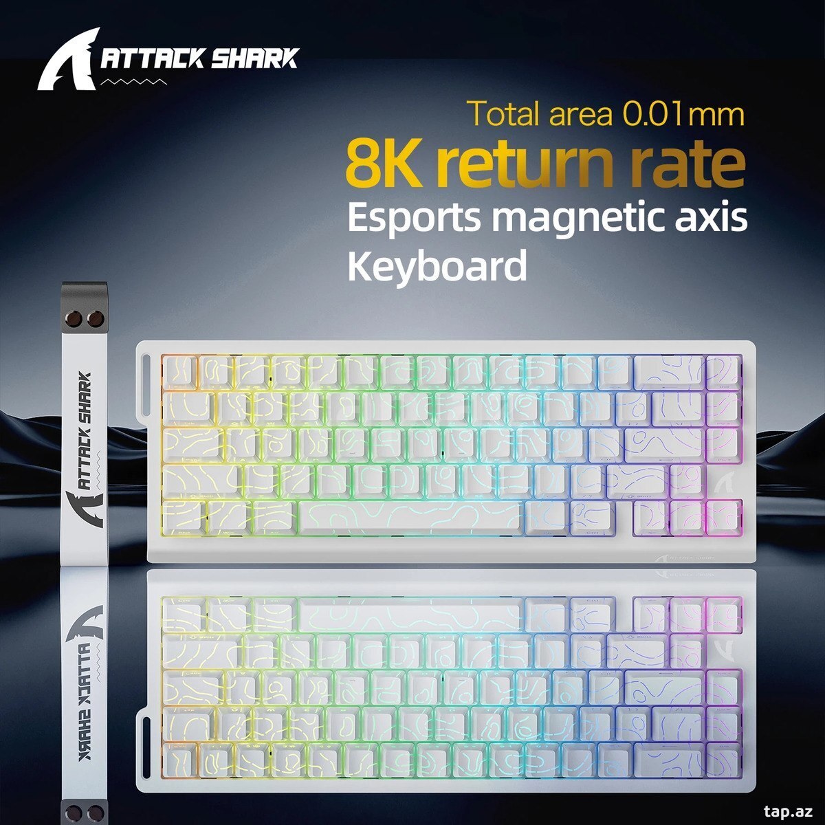 "Attack Shark X68 HE" oyuncu klaviaturası (2)