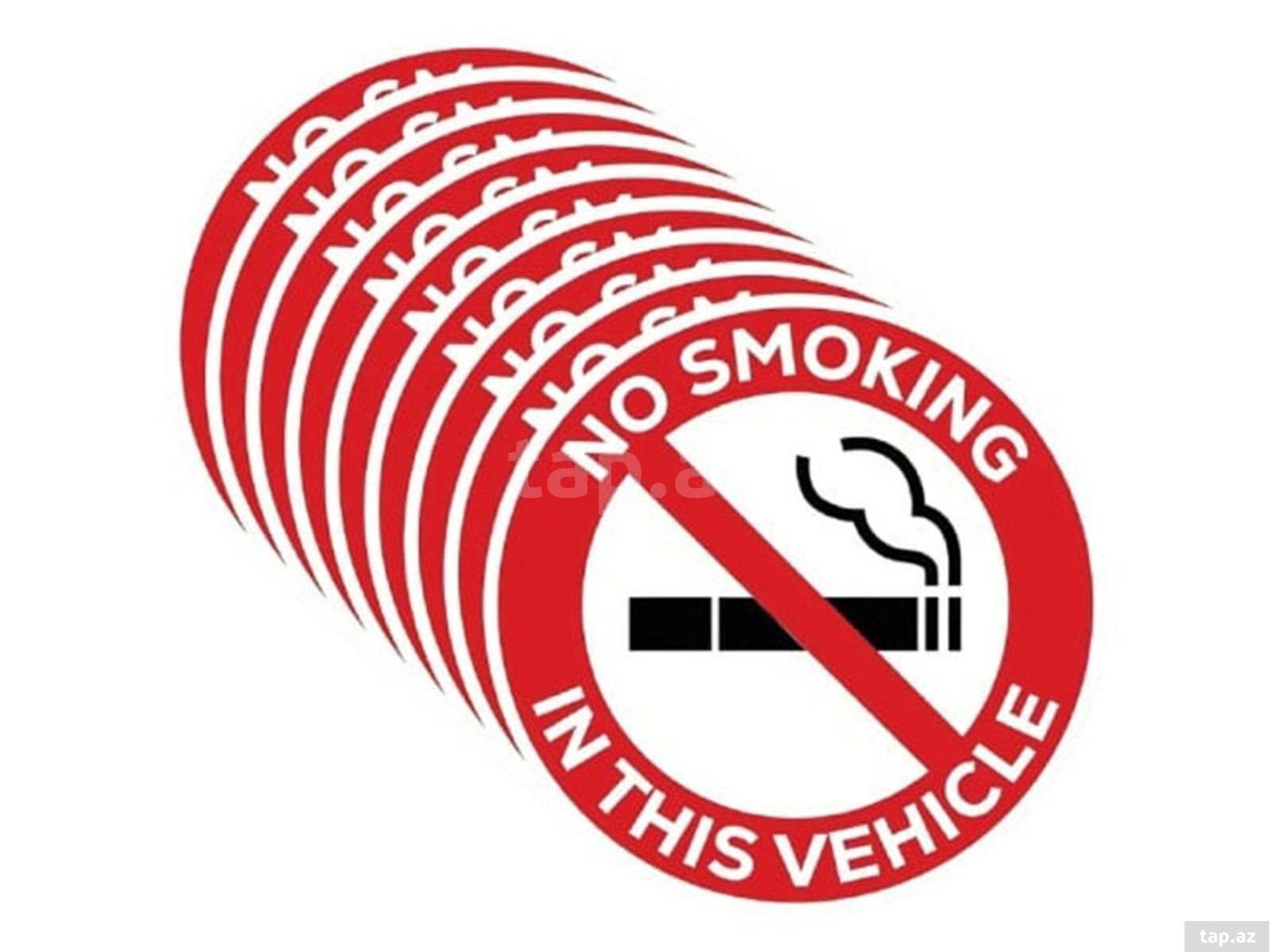 Stiker "NO SMOKING"