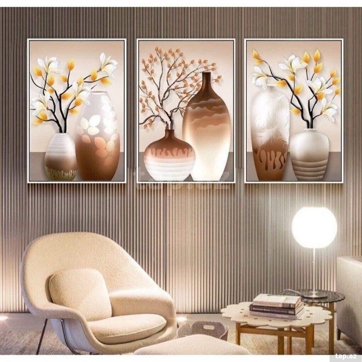 Şüşə və kətan tablo (4)