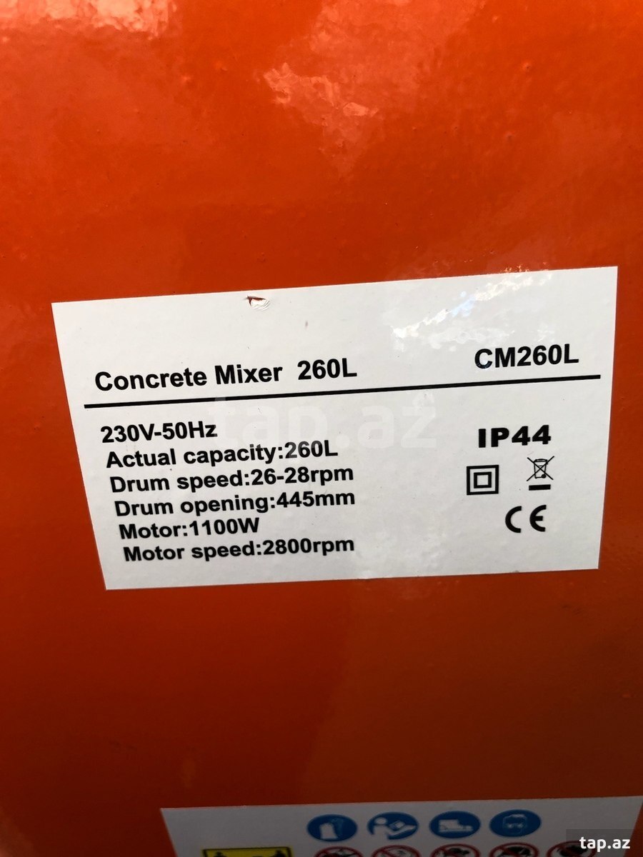 Beton qarışdıran mikseri (5)