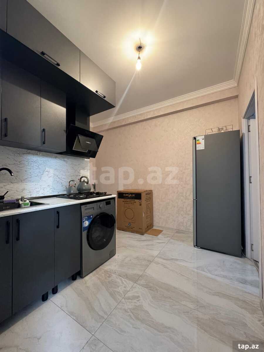 2-otaqlı yeni tikili kirayə verilir, İnşaatçılar m., 65 m² (2)
