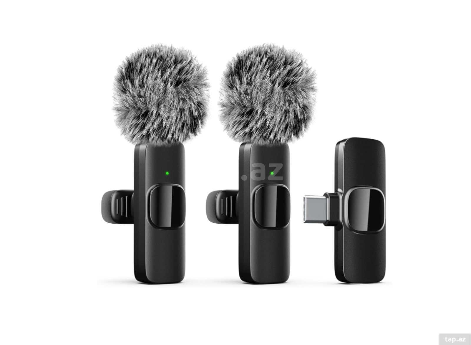 Wireless çüt yaxa mikrofon Typec