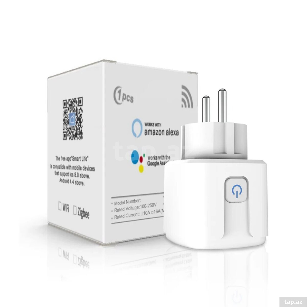 Tuya Wifi Smart Plug Socket Rozetka 20A