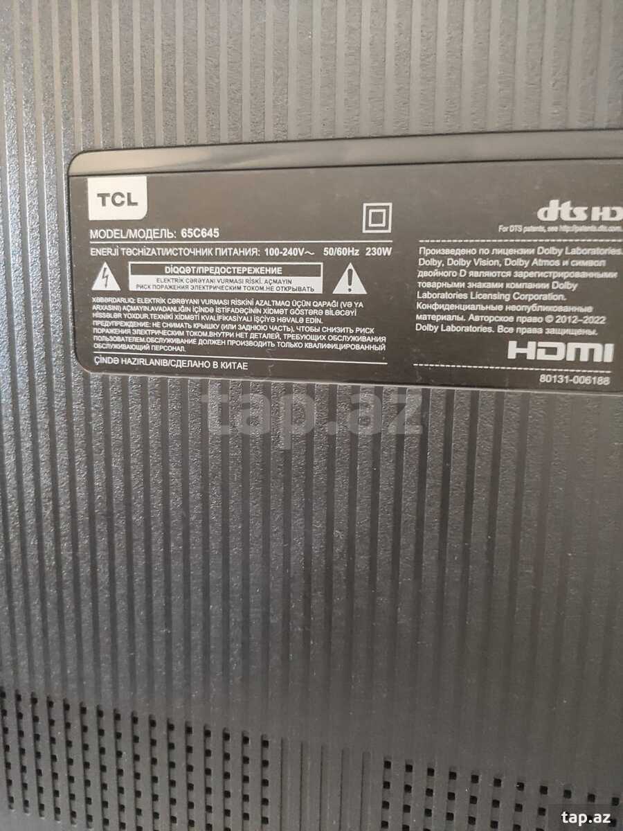 Televizor "TCL 65C645" (2)
