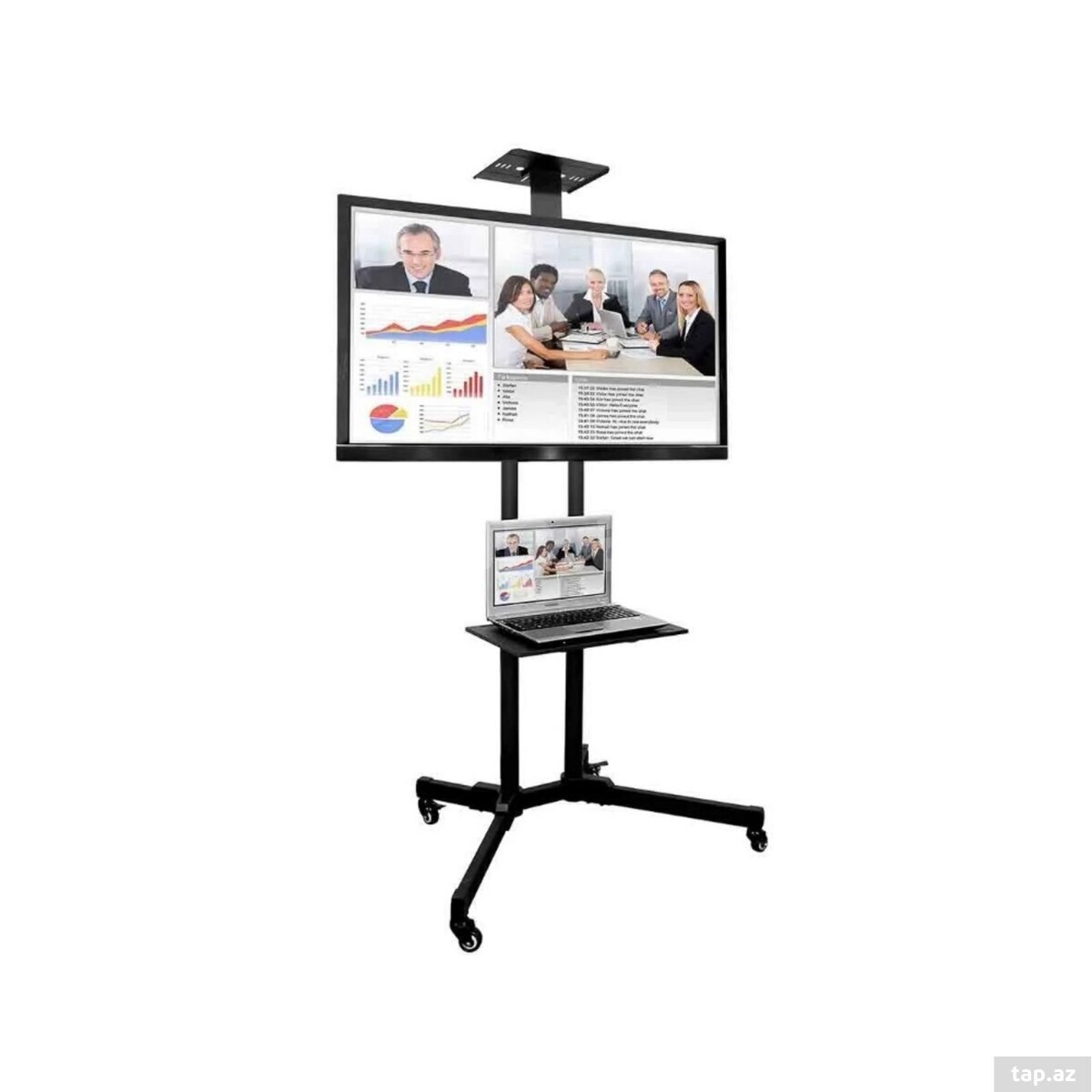 Təkərli TV stend
