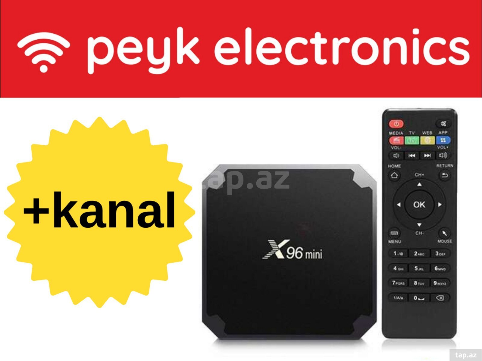 Smart TV Box | Android 9/10/11 əməliyyat sistemi | 4K UHD, Wi-Fi, Bluetooth dəstəkli