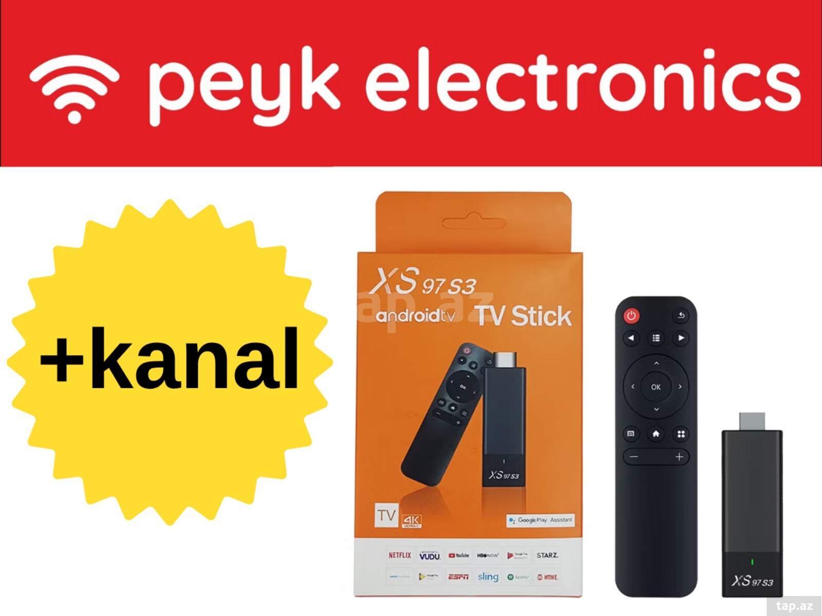 Smart TV Box | Android 9/10/11 əməliyyat sistemi | 4K UHD, Wi-Fi, Bluetooth dəstəkli (4)
