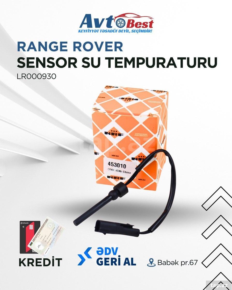 "Land Rover Evoque" sensor su tempuraturu