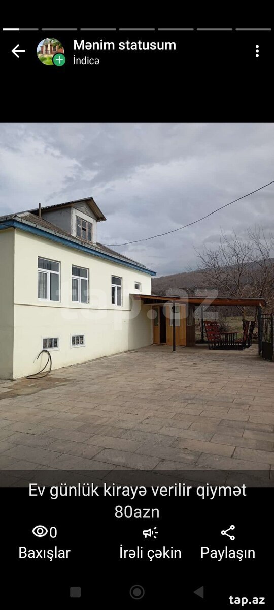 Həyət evi kirayə verilir, Qusar r. (2)