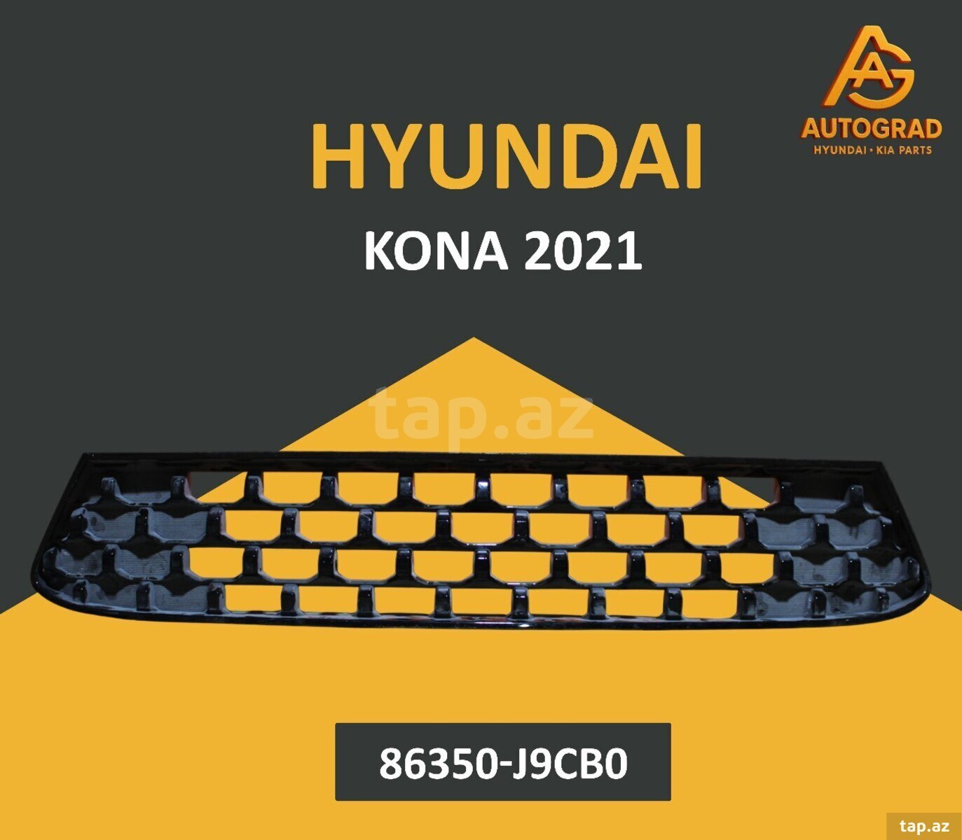 "Hyundai Kona 2021" radiator barmaqlığı