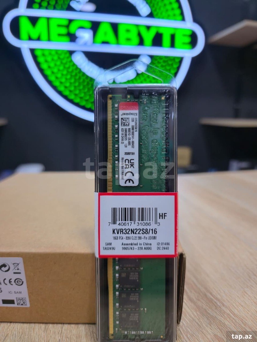 RAM "Kingston 16GB DDR4 3200Mhz "