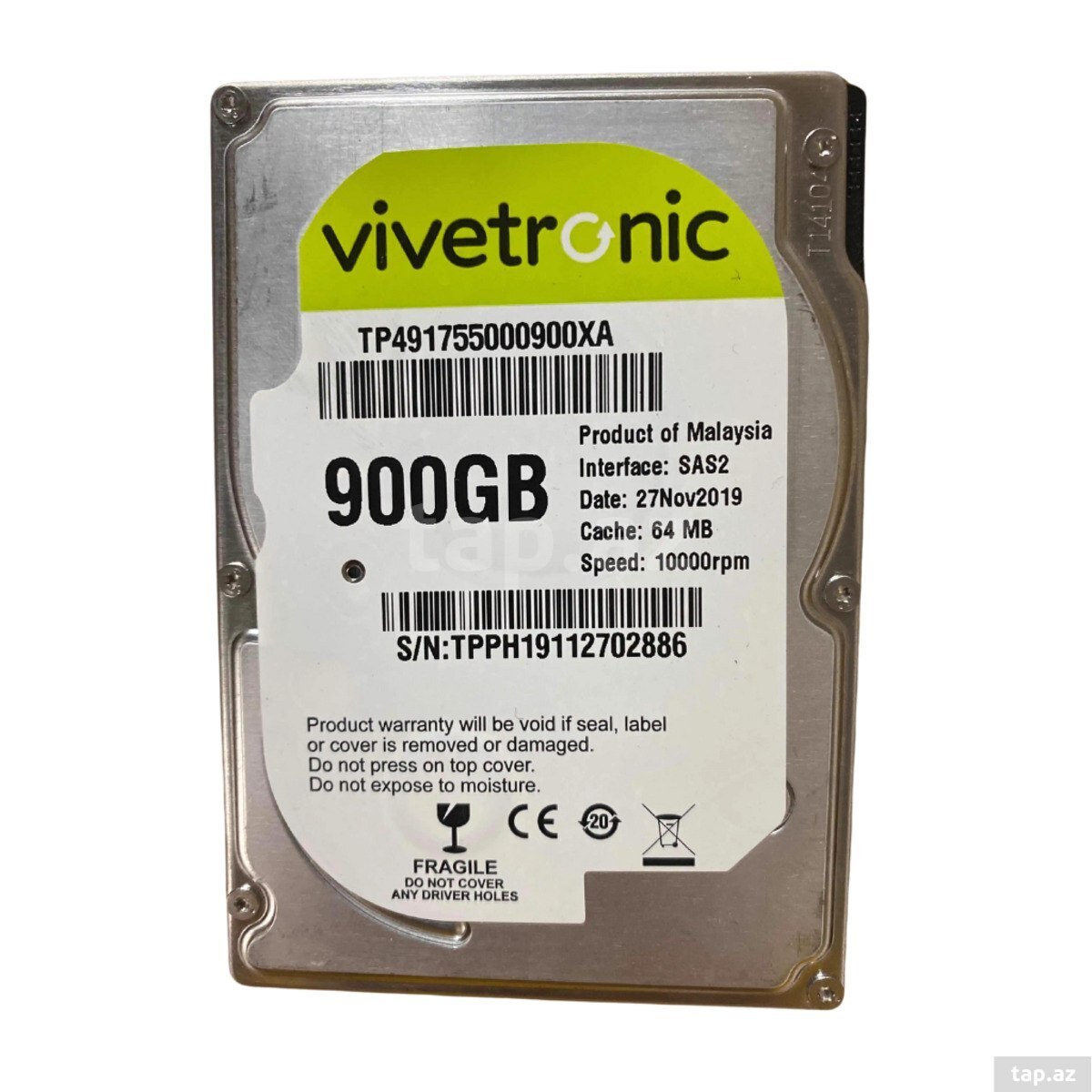 Vivetronic HDD 900GB 10K SAS2