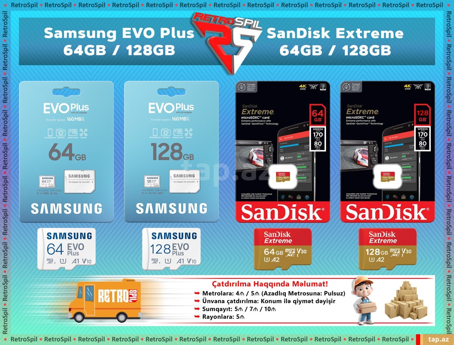 MicroSD kartlar