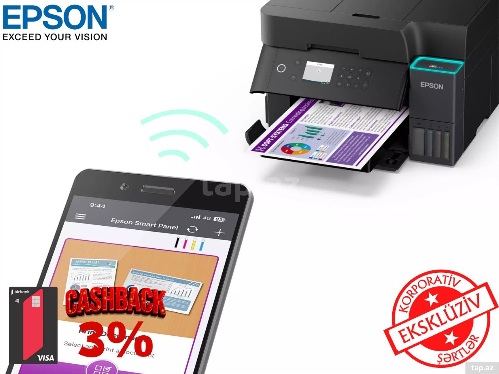 Printer "Epson EcoTank L6370 C11CL43405" (7)