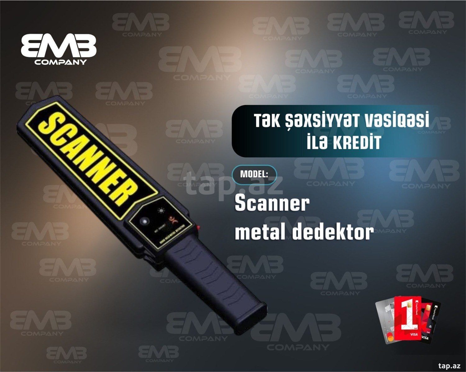 Scanner metal detektoru