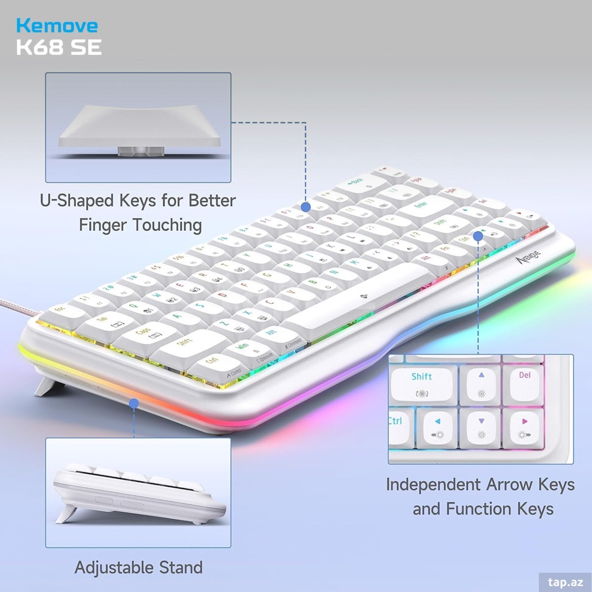 Klaviatura "Kemove K68SE" (5)
