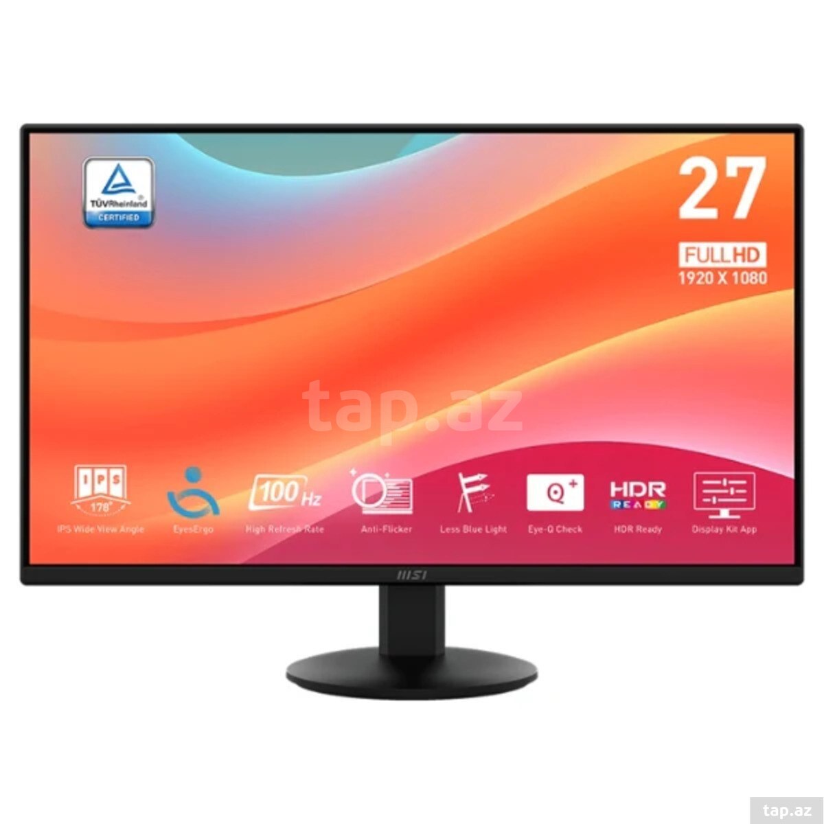 Monitor "MSI PRO 27" 100Hz (MP272L)