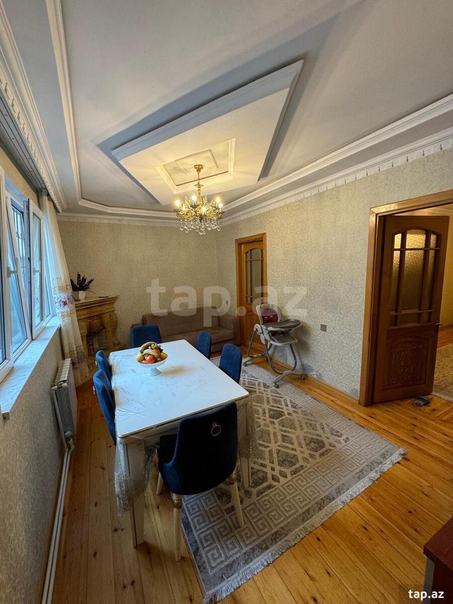 3-otaqlı mənzil kirayə verilir, Sahil m., 80 m²