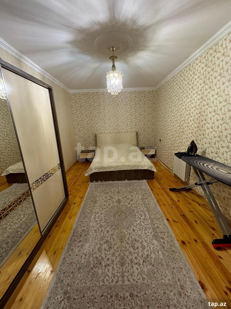 3-otaqlı mənzil kirayə verilir, Sahil m., 80 m²