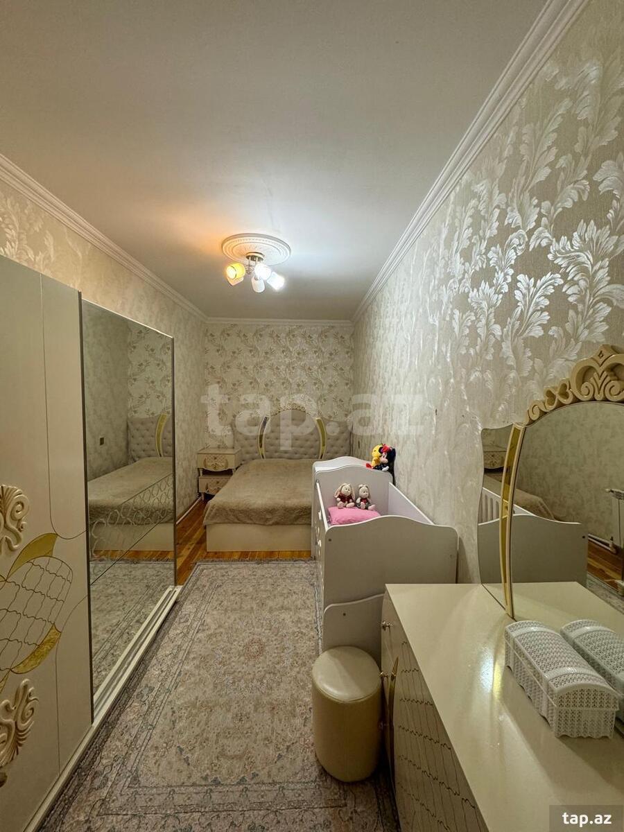 3-otaqlı mənzil kirayə verilir, Sahil m., 80 m²