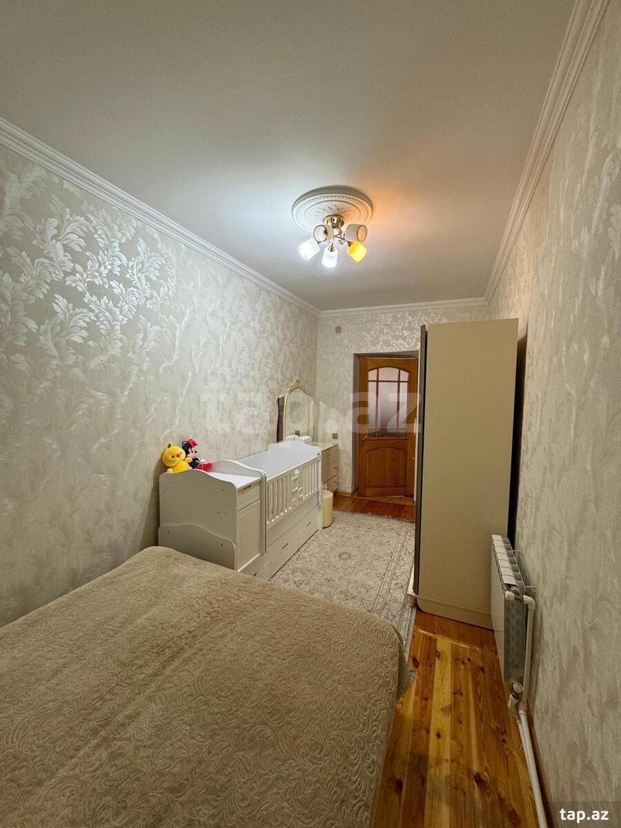 3-otaqlı mənzil kirayə verilir, Sahil m., 80 m²