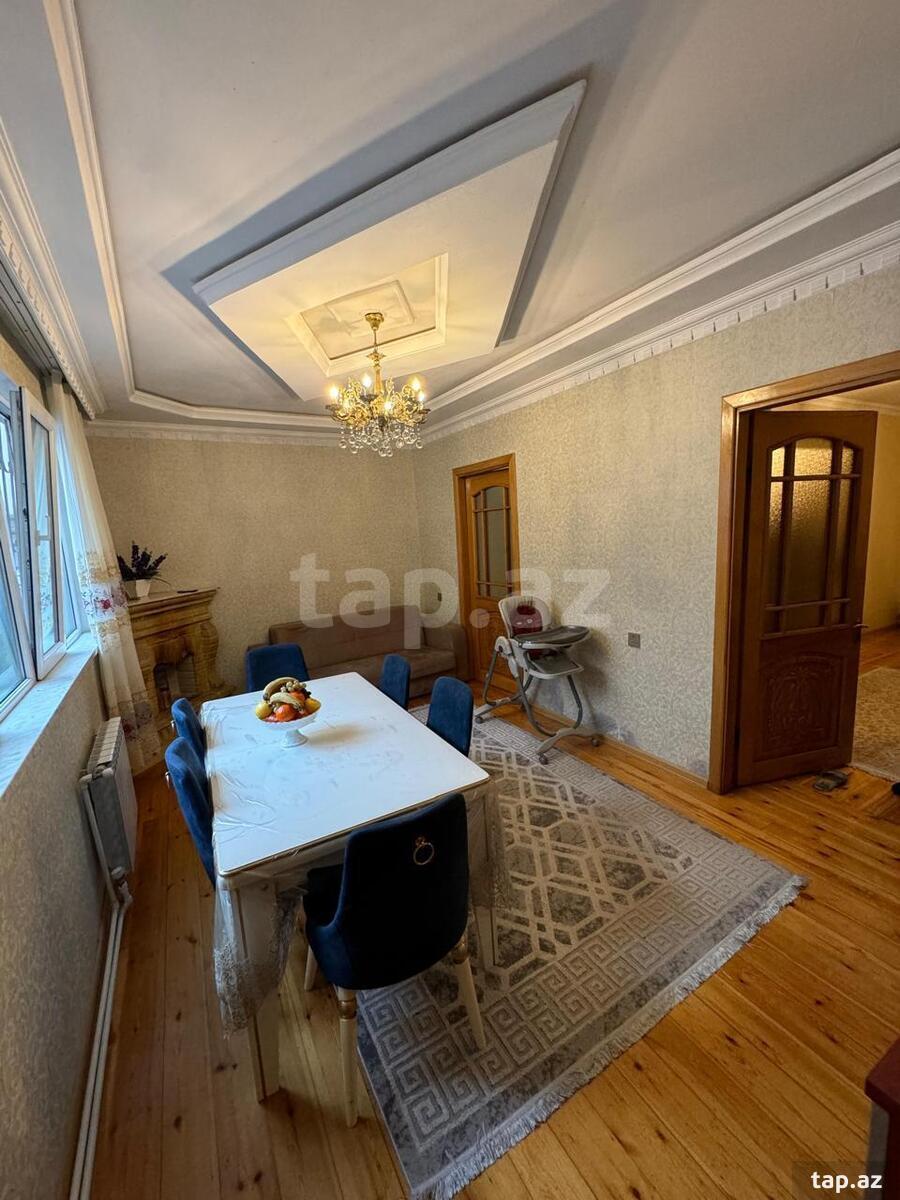 3-otaqlı mənzil kirayə verilir, Sahil m., 80 m²