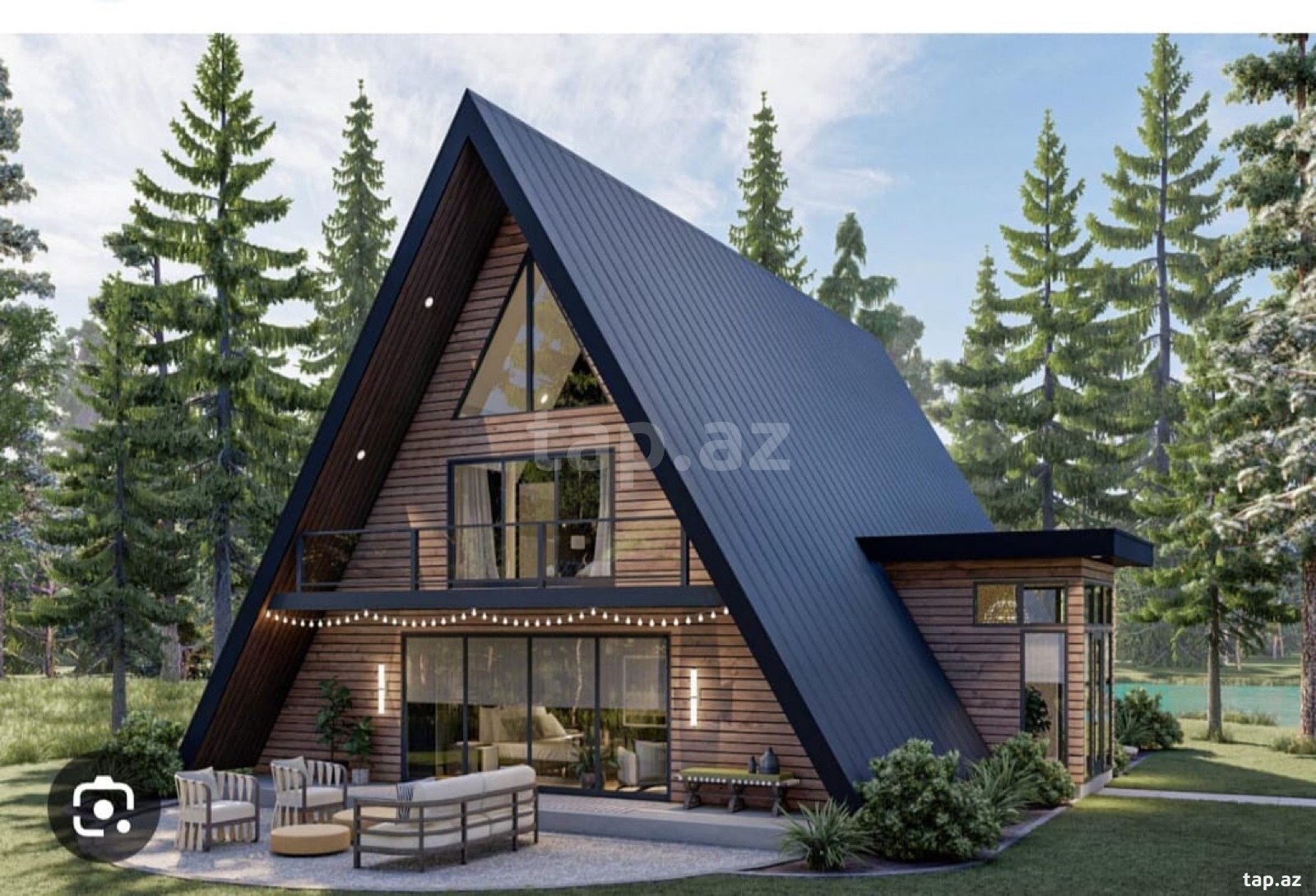 A-Frame evlərin tikintisi (11)