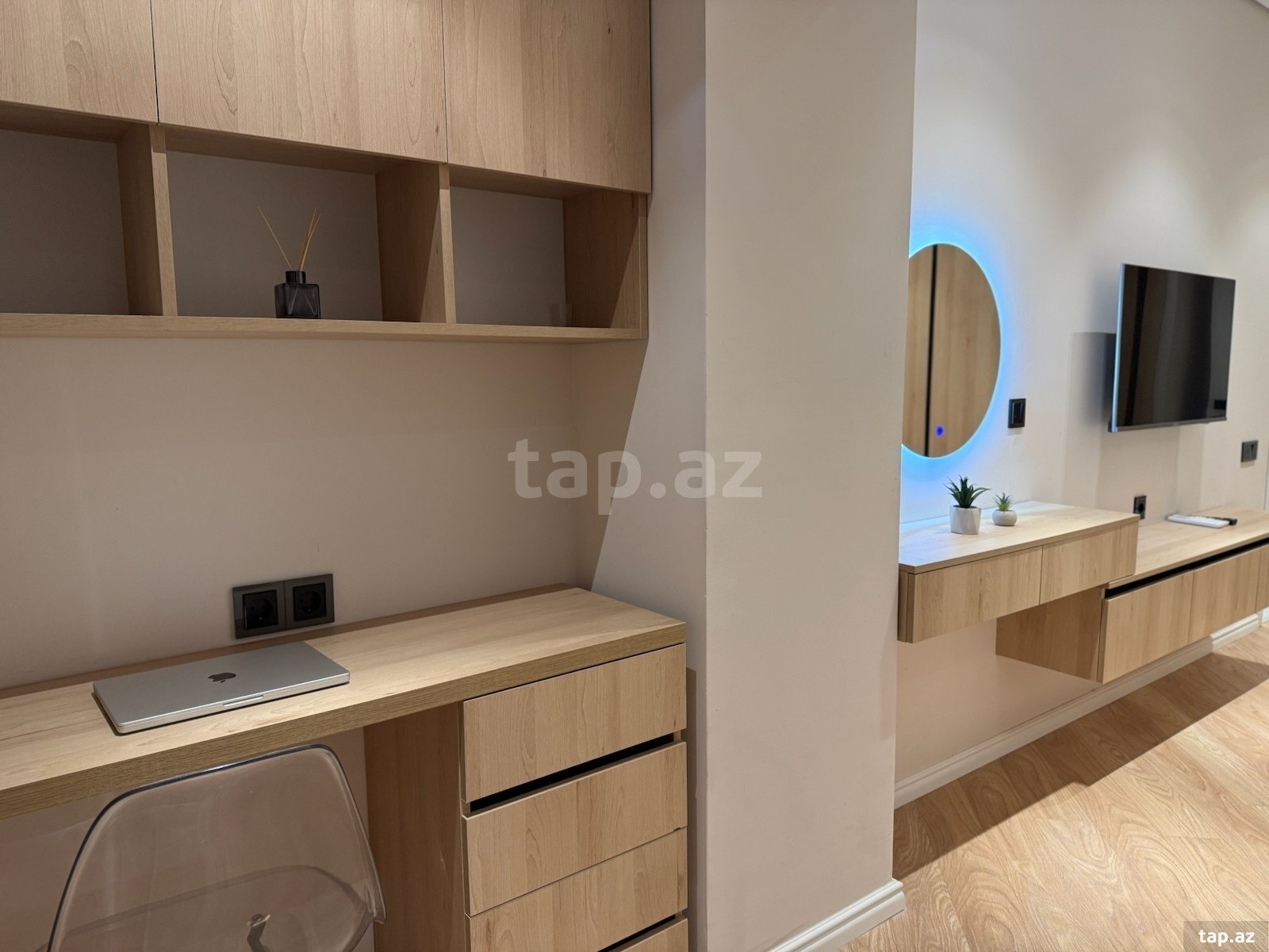 2-otaqlı mənzil kirayə verilir, Sahil m., 50 m² (11)