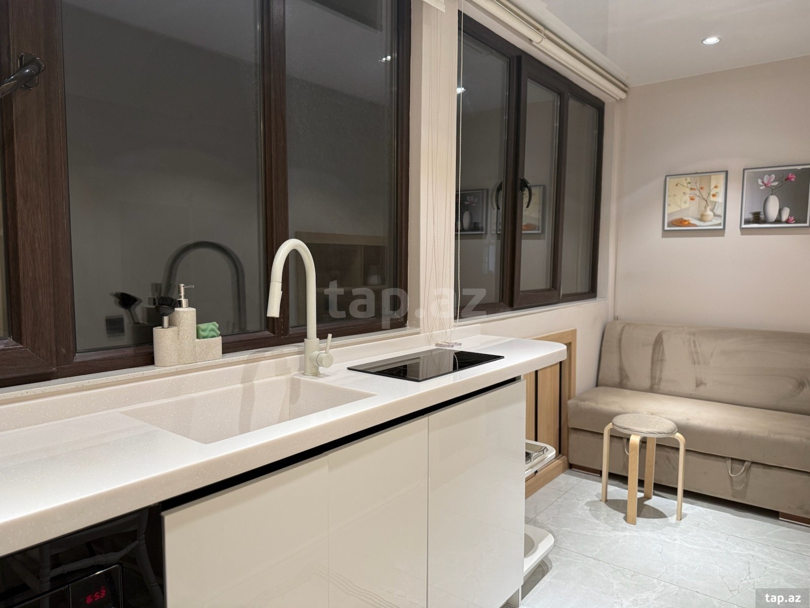2-otaqlı mənzil kirayə verilir, Sahil m., 50 m² (16)