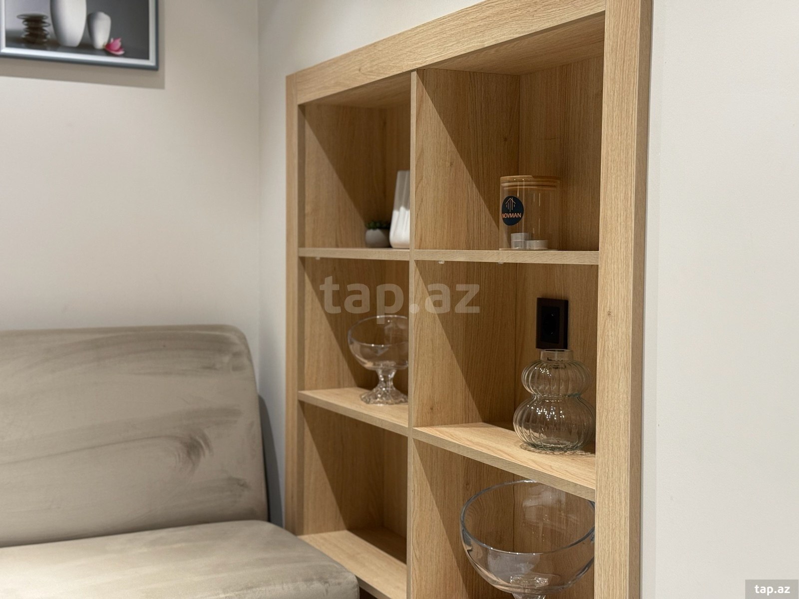2-otaqlı mənzil kirayə verilir, Sahil m., 50 m² (25)