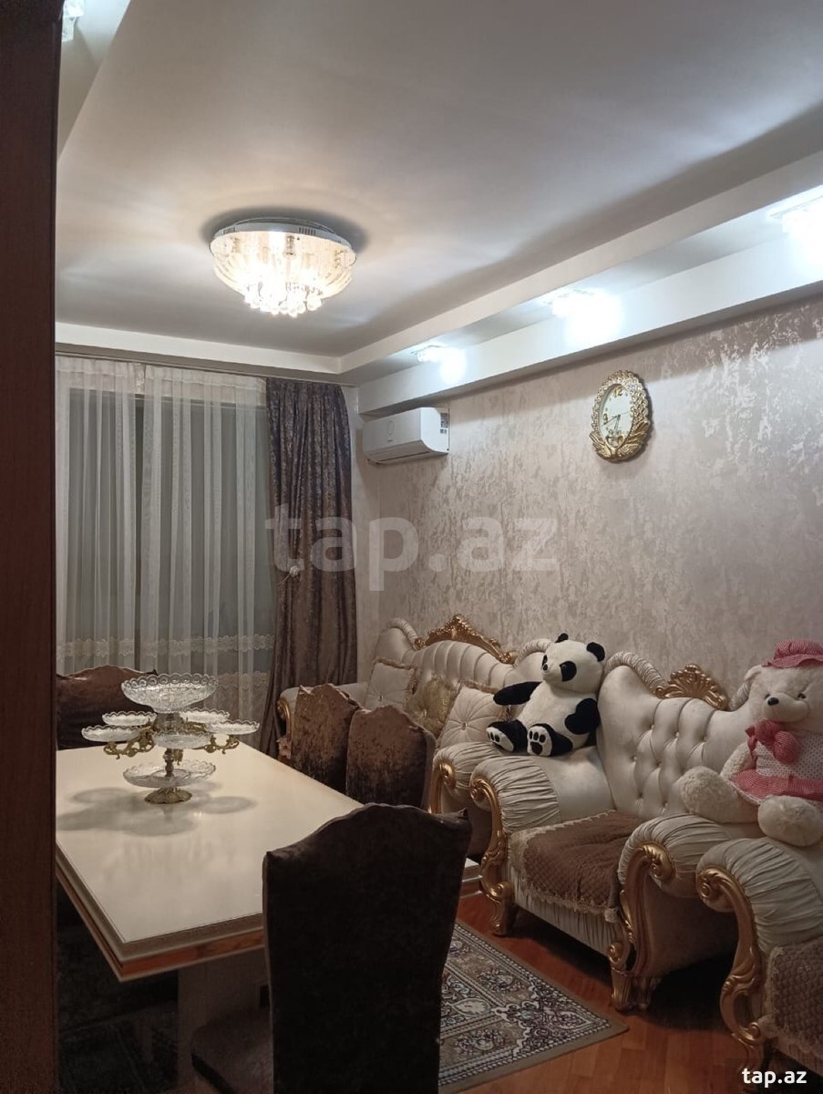 2-otaqlı yeni tikili, Y.Yasamal qəs., 45 m²