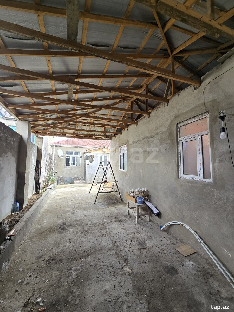 3 otaqlı həyət evi satılır, Binə, Bakı